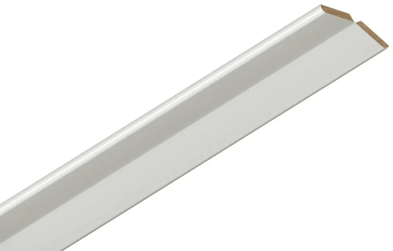 ter Hürne Leisten Faltwinkelleiste Uni glanzweiß FWL 50 Dekor 2400x50x4 mm