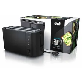 Arendo Langschlitz-Toaster schwarz