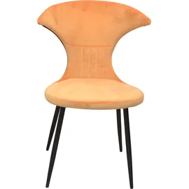 INOSIGN 4-Fußstuhl Polyester orange 2er Set