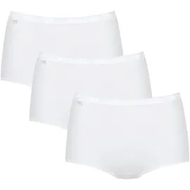 SLOGGI Maxislip »Basic+« 3er Pack, perfekter Sitz, Baumwollmischung, weich, elastisch sloggi WHITE