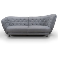 Big-Sofa - silver - Retro - rechts Sofa Wohnlandschaft Couch
