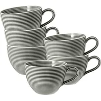 SELTMANN WEIDEN Cappuccinotasse 0,35 l Grau 6 St.