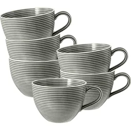 SELTMANN WEIDEN Cappuccinotasse 0,35 l Grau 6 St.