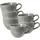 SELTMANN WEIDEN Cappuccinotasse 0,35 l Grau 6 St.