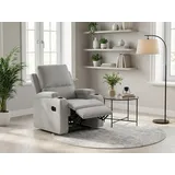 OTTO home Relaxsessel Napori Polyester 87 x 105 x 94 cm Grau mit Relaxfunktion