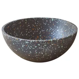 Tikamoon Rundes Waschbecken Micha aus Terrazzo Confetti