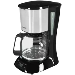 Exquisit Kaffeemaschine KA 6119 isw | Warmhalteplatte | bis zu 15 Tassen | Tropfstopp | Filterkaffeemaschine