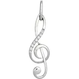 Jobo Anhänger Notenschlüssel Musik 585 Weißgold