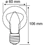 Paulmann Filament LED Birne E27 7W/827 klar, 2er-Pack (286.41)