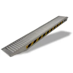 TRUTZHOLM 1x Profi Schwerlastrampe 255 cm 1650 kg Alu 30,5 cm Breite Auffahrr...