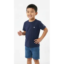 Champion T-Shirt CHAMPION, Jungen, Gr. L (152/158), nny, nny, ns, Jersey, Obermaterial: 100% Baumwolle, schmal normal, Rundhals, abgesteppt, Shirts T-Shirt, 2er-Pack, Kurzarm, mit Rundhalsausschnitt, aus Baumwolle