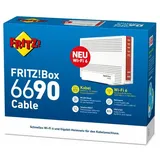Fritz! FRITZ!Box 6690 Cable, Mesh Router, WLAN-Router rot