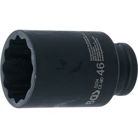 BGS Kraft-Steckschlüssel-Einsatz Zwölfkant 1/2" SW 46 mm