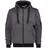 DASSY DASSY® Pulse Sweatshirt-Jacke, anthrazitgrau/schwarz L