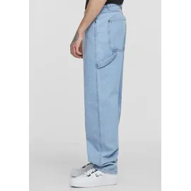 Karl Kani KK Retro Baggy Workwear Denim in blau Größe 38