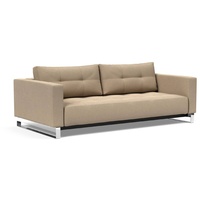 INNOVATION LIVING Schlafsofa Cassius Deluxe Excess Stoff Mocha