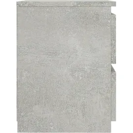 vidaXL Nachttische 2 Stk. Betongrau 30×30×40 cm Holzwerkstoff