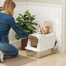 PawHut Katzentoilette onesize Weiß