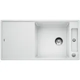 Blanco Axia III XL 6 S weiß + Excenterbetätigung + InFino + Glasschneidbrett