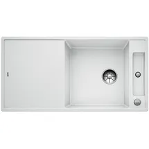 Blanco Axia III XL 6 S weiß + Excenterbetätigung + InFino + Glasschneidbrett