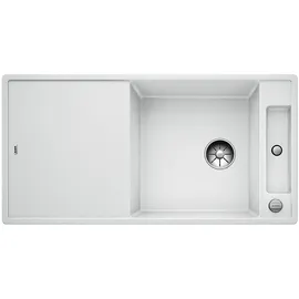 Blanco Axia III XL 6 S weiß + Excenterbetätigung + InFino + Glasschneidbrett