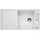 Blanco Axia III XL 6 S weiß + Excenterbetätigung + InFino + Glasschneidbrett