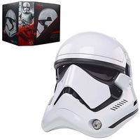 Star Wars Hasbro F0012 The Black Series Stormtrooper der Ersten Ordnung elektronischer Premium Helm, Rollenspielartikel letzten Jedi