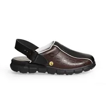 Abeba ESD-Berufsschuhe Dynamic Clog schwarz/braun