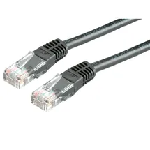 Value Patchkabel Cat.6 (Class E) UTP, schwarz, 3 m