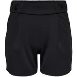 Jdy Damen JDYGEGGO JRS NOOS Shorts, Black/Detail:Black Button, XXL - XXL
