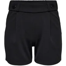 Jdy Damen JDYGEGGO JRS NOOS Shorts, Black/Detail:Black Button, XXL - XXL