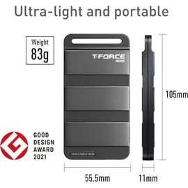 Team M200 4 TB USB-C 3.2 Gen 2 Schwarz