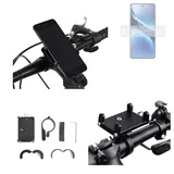 K-S-Trade Smartphone-Halterung für Vivo X200 Pro Satellite Communication Edition, (Handyhalterung das Fahrrad Halter Lenkstange Fahrradhalterung) schwarz