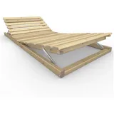 Lattenrost Ergonomischer Holzrahmen Kopf- und Fußteil verstellbar ''Ergo-Eva'' 90, TUGA-Holztech 90 cm x 190 cm