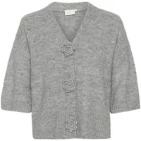 Kaffe Strickjacke KArosie Grau L