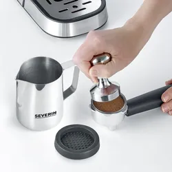 SEVERIN ZB 5996, Kaffeezubereitungsset, Severin, Schwarz, Edelstahl, Metall, Sil