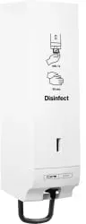 CWS Paradise Disinfect Desinfektionsmittelspender, mit Panel 1700071 , Maße (H x B x T): 328,8 x 80,6 x 110,5 mm