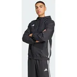 Adidas Tiro 25 Essentials Woven Hoodie - Black / White - XL