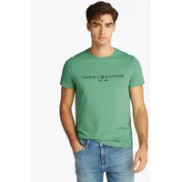 Tommy Hilfiger Logo Kurzarm-T-Shirt Fort Green M