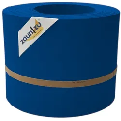zaun|zu® Sichtschutzstreifen PP Sichtschutzstreifen Doppelstabzaun Enzianblau,10x 2,55m