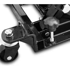BITUXX Motorradheber Heber Montageständer Hebebühne Montageheber Motorradhebebühne Hydraulisch Lifter Bock ATV Quad bis 680Kg Schwarz