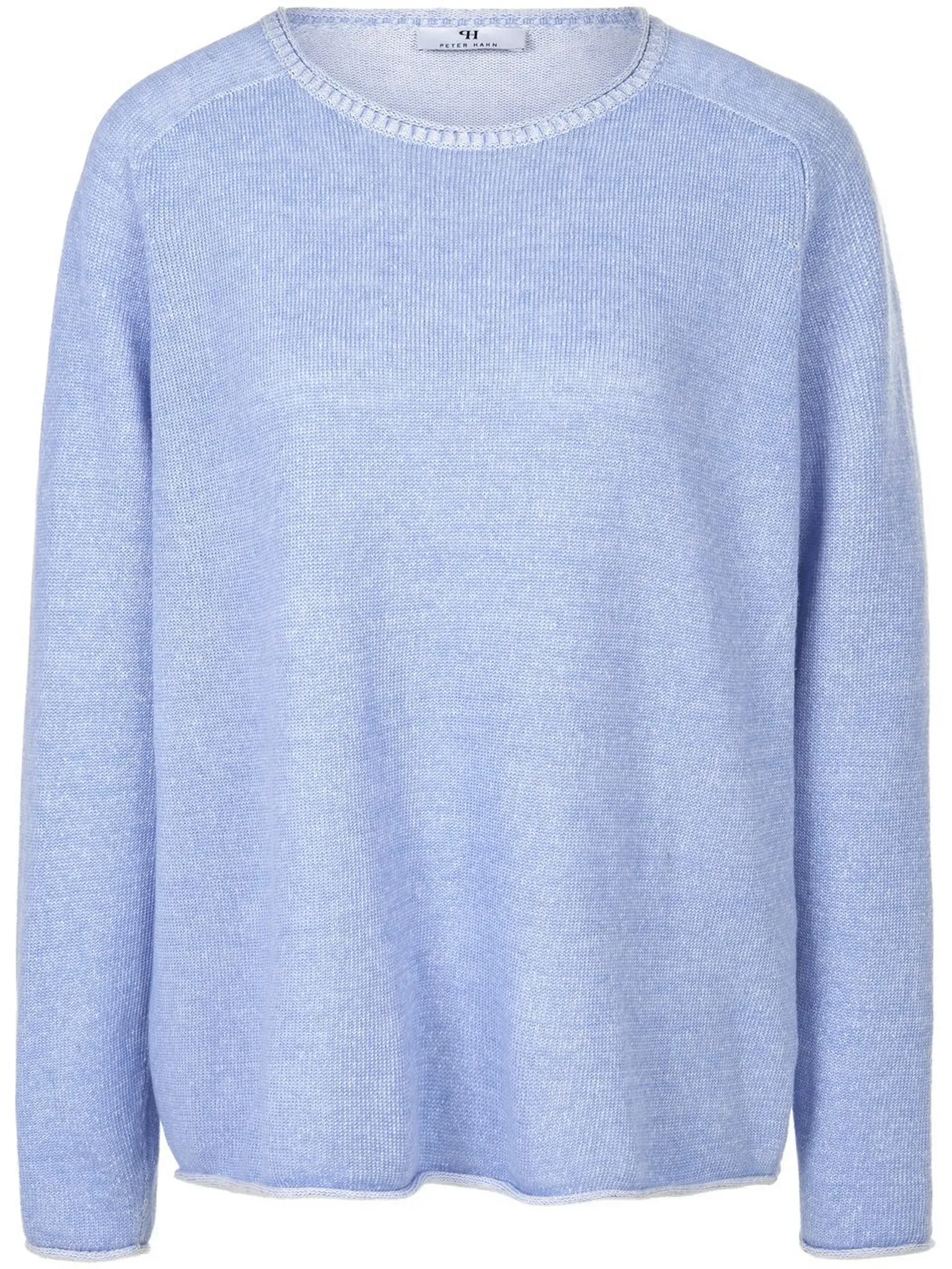 Rundhals-Pullover Peter Hahn blau