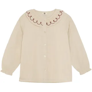 Langarmbluse EN FANT "Langarmbluse ENShirt Woven", Mädchen, Gr. 104, orange (mother of pearl), Obermaterial: 100% Baumwolle CO., Blusen