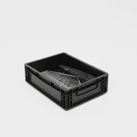 boxio FIRE Bundle: Feuerschale mit Grill in Eurobox