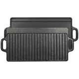 El Fuego Grillplatte 50,4 x 23,3 cm Gusseisen schwarz
