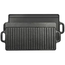 El Fuego Grillplatte 50,4 x 23,3 cm Gusseisen schwarz