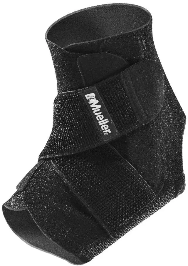 Mueller einstellbarer Fußgelenkschutz 1 St schwarz Unisex