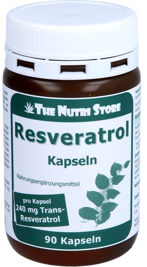 The Nutri Store RESVERATROL 240 mg Kapseln Mineralstoffe