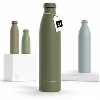 LARS NYSØM Edelstahl Trinkflasche 350ml, 500ml, 750ml, 1L, 1