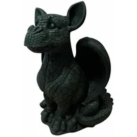 of Gartenfigur Drache für außen geeignet - Torwächter Gargoyle Gartendrache XL 42 cm groß